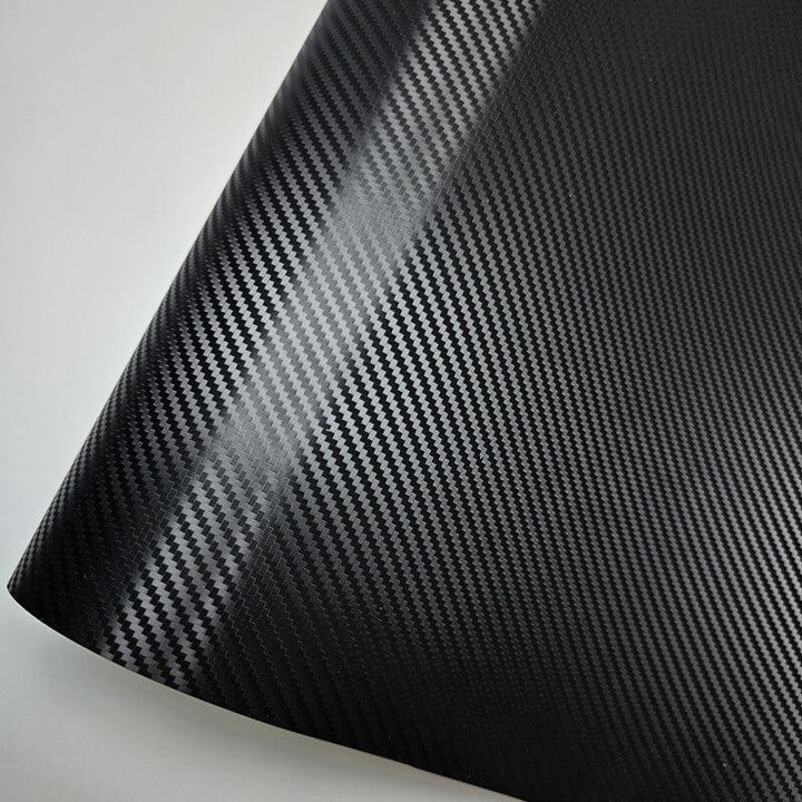 3D Black Carbon Fiber Vinyl Wrap