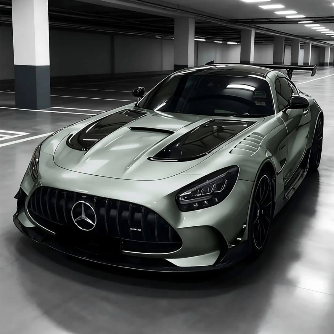 AMG Sage Green Wrap Color PPF