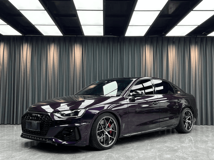 Audi Gloss Metallic Midnight Purple Vinyl Wrap