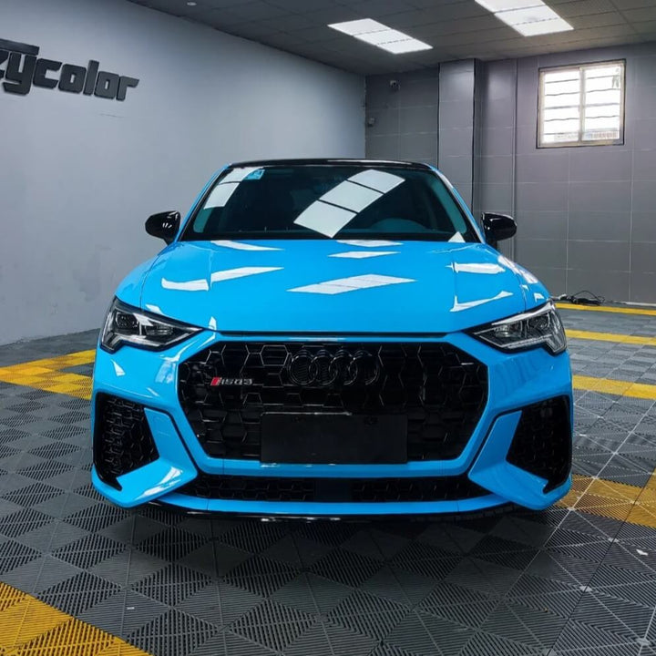 Audi Skyline Blue Vinyl Wrap