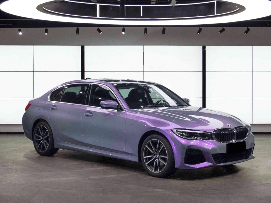 Gloss Candy Gray Purple Color Shift Vinyl Wrap