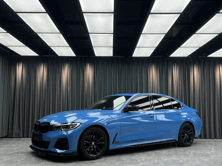 BMW Gloss Crystal Abudhabi Blue Vinyl Film Car Wrap