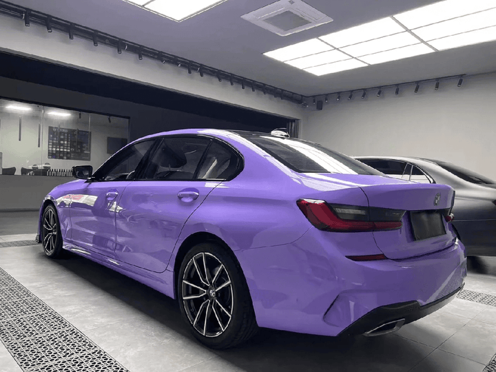 BMW Gloss Crystal Lavender Vinyl Wrapping