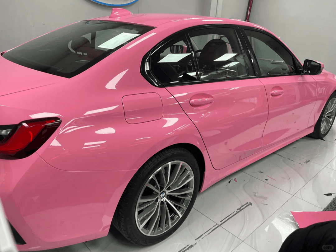 Gloss Crystal Pink Vinyl Wrap