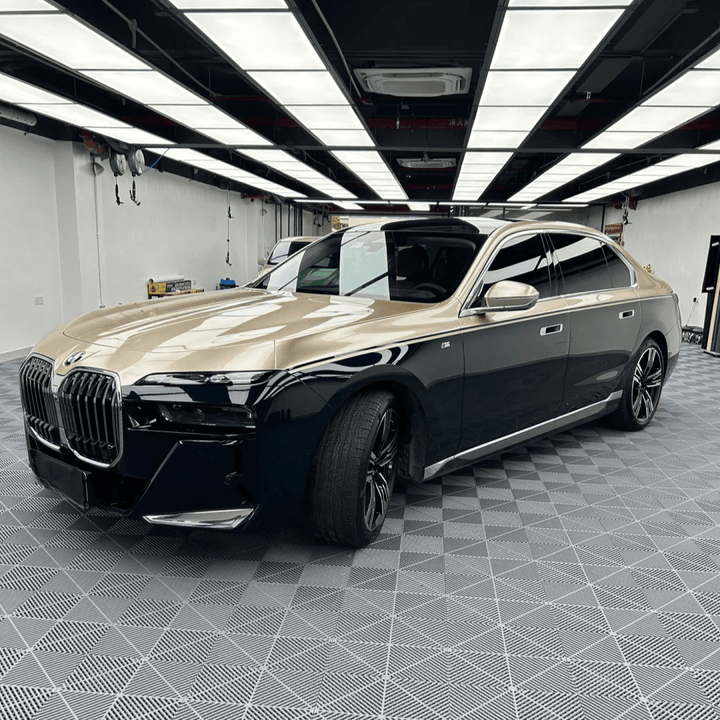 BMW Gloss Metallic Champagne Gold Vinyl Wrap