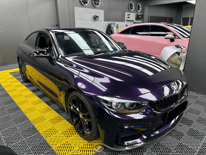 BMW Gloss Metallic Midnight Purple Vinyl Wrap