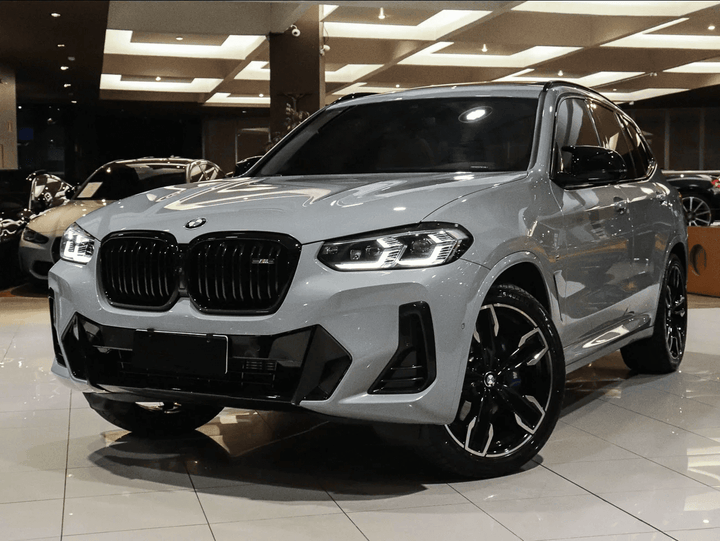 BMW X3 Gloss Crystal Gray Vinyl Wrap