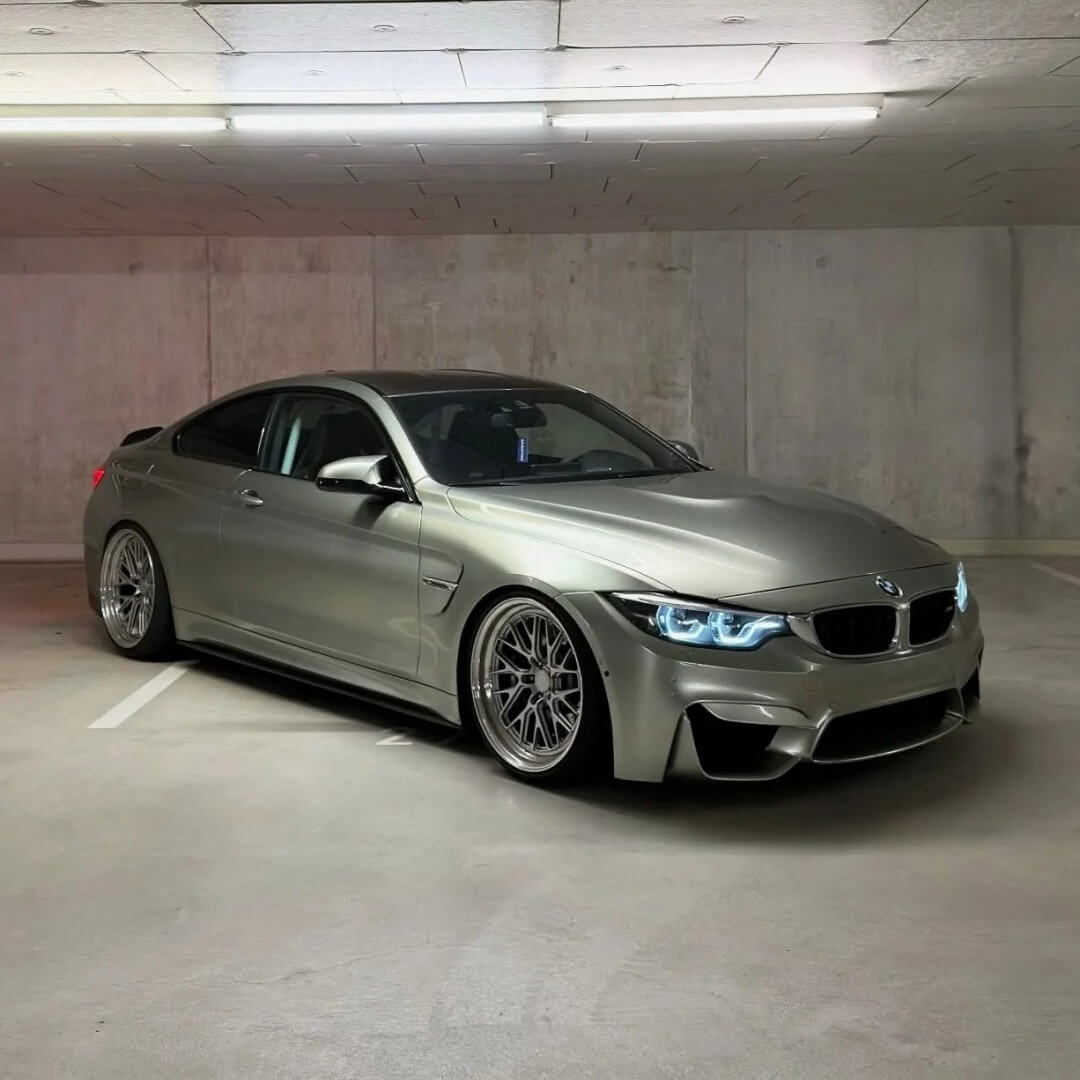 BMW Sage Green Wrap Color PPF