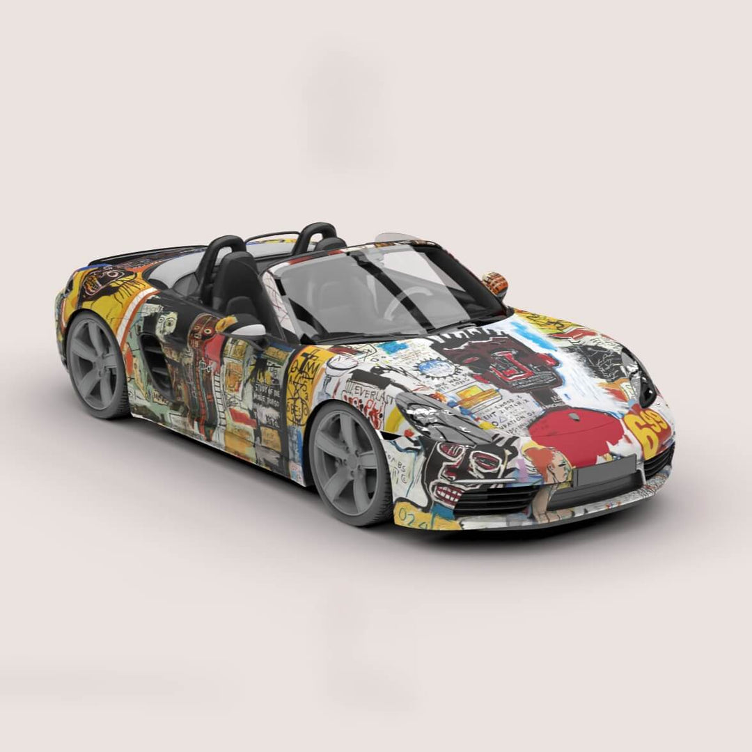 Basquiat Graffiti Vinyl Wrap