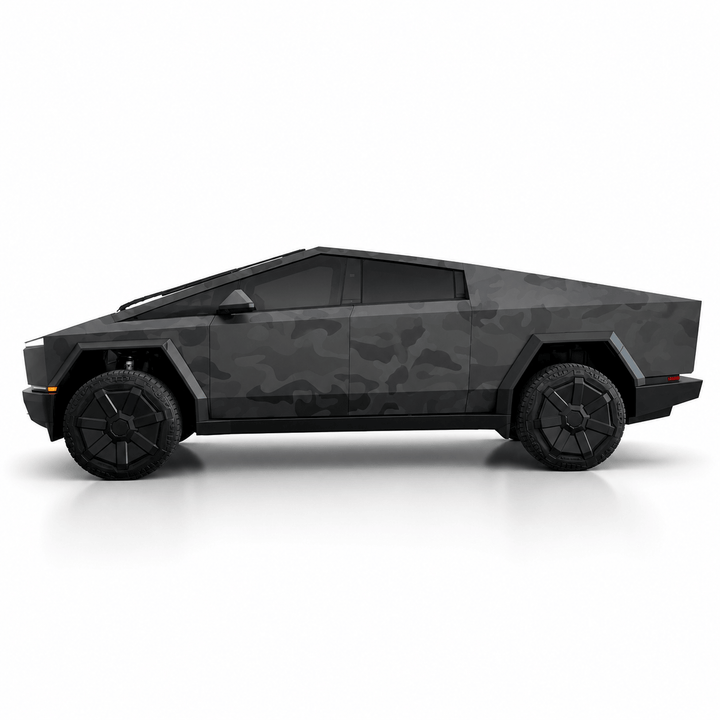 Black Gray Camouflage Cybertruck