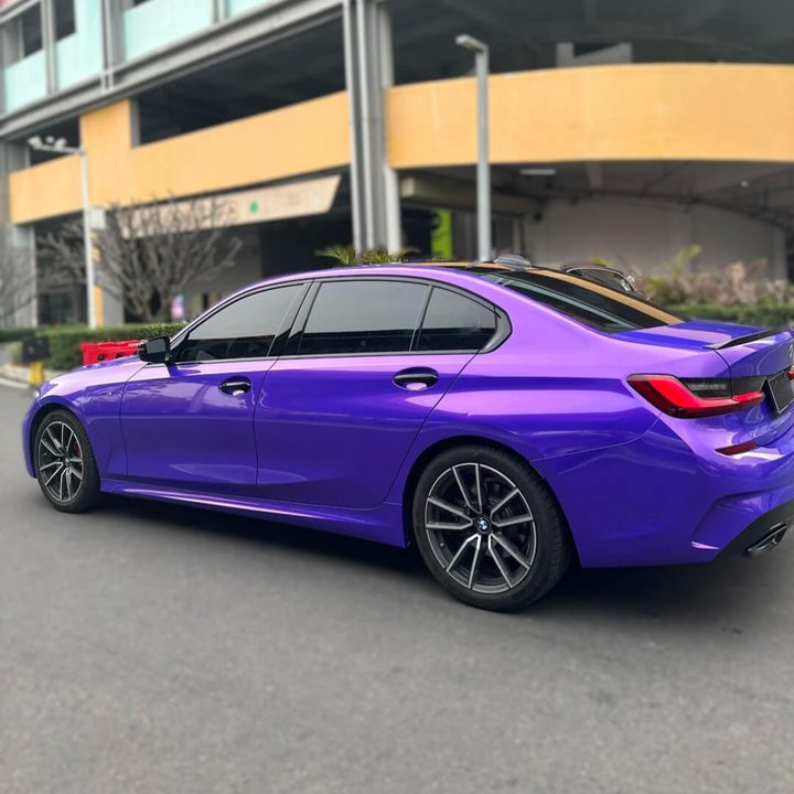 Blue Purple Car Wrap