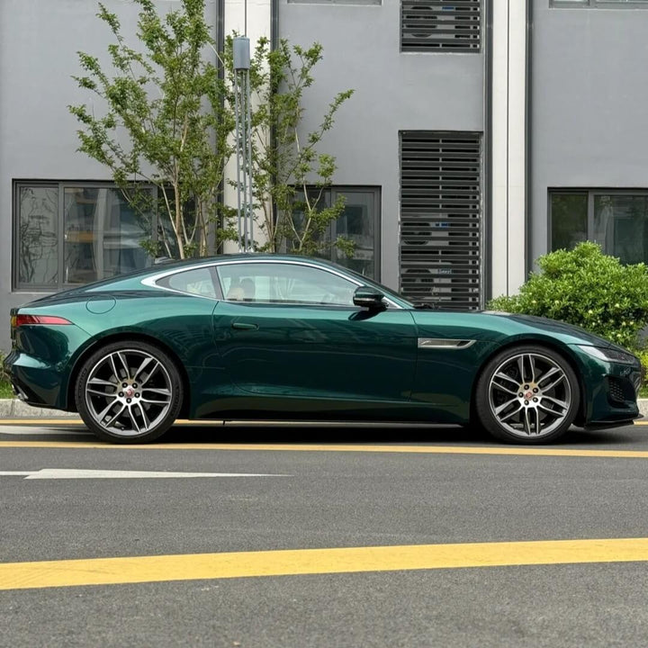 British Racing Green Jaguar Wrap