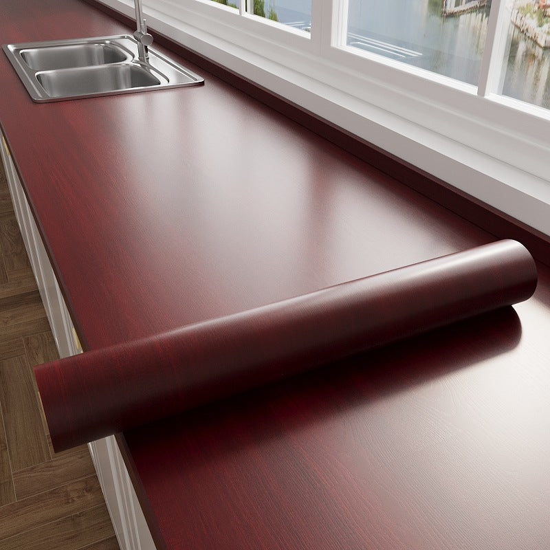 Burgundy Wood Grain Wrap