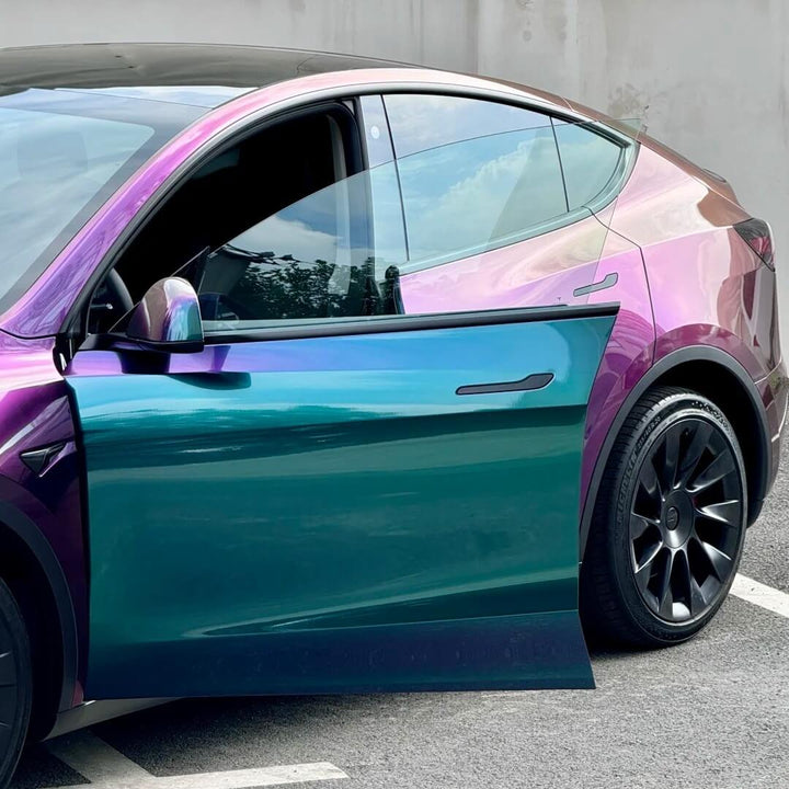 Chameleon Green Purple Car Wrap