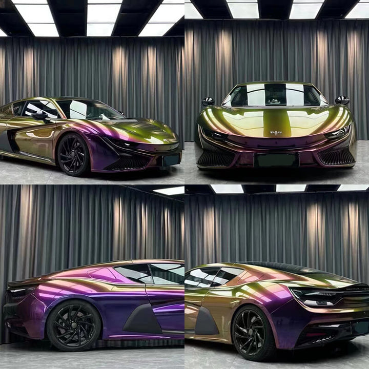 Chameleon Purple-Green Car Wrap