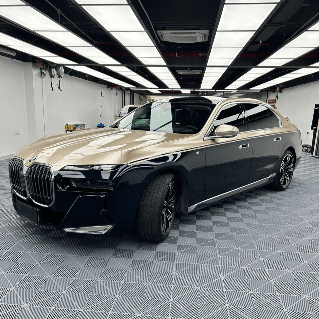 Champagne Gold metallic wrap