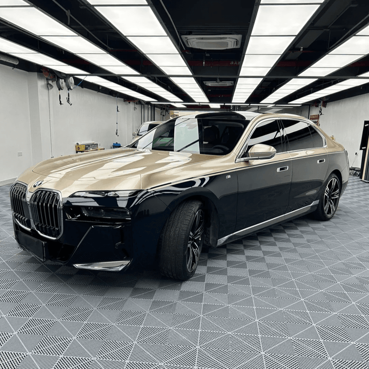 Champagne Gold metallic wrap