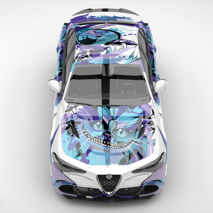 Cheshire Cat Car Wrap