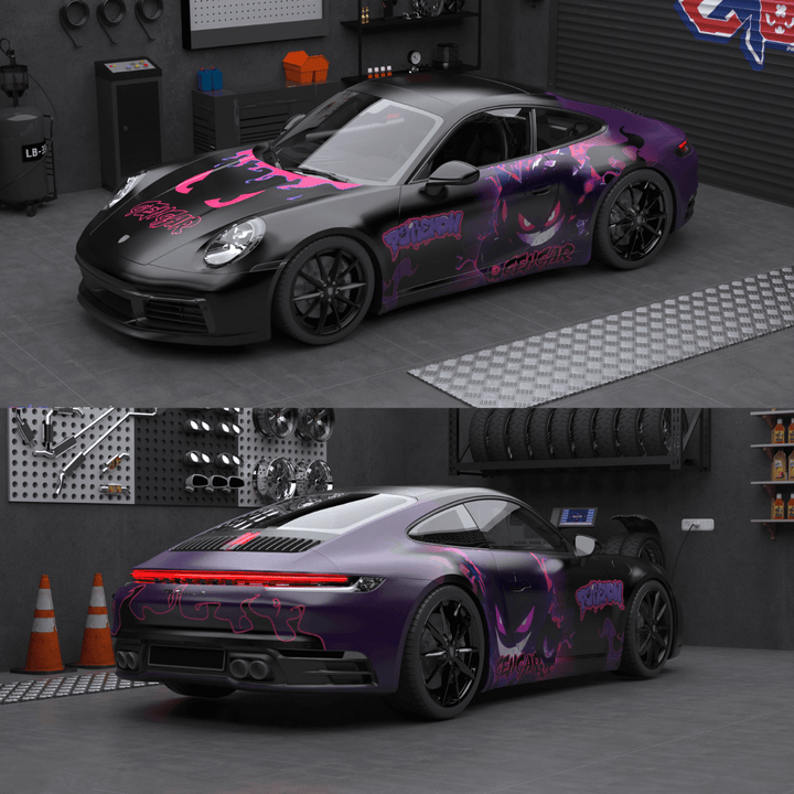 Custom Gengar Vinyl Wrap