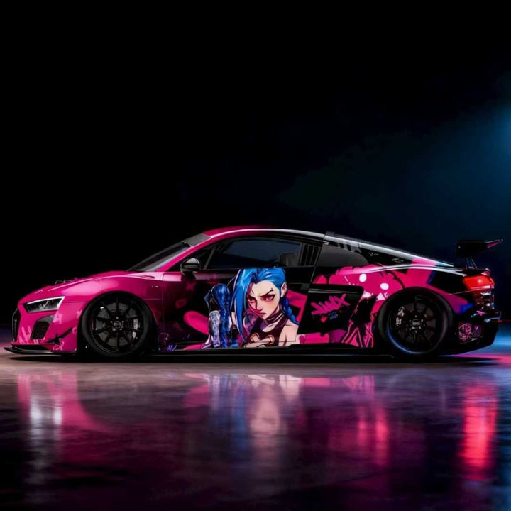 Custom Jinx Vehicle Wrap