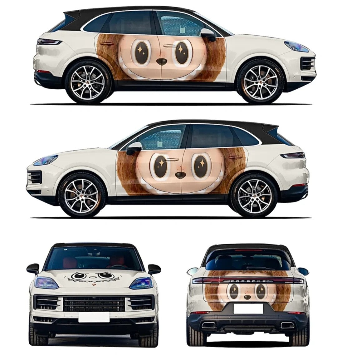 Labubu Li Auto Custom Labubu Car Wrap – YesWrap