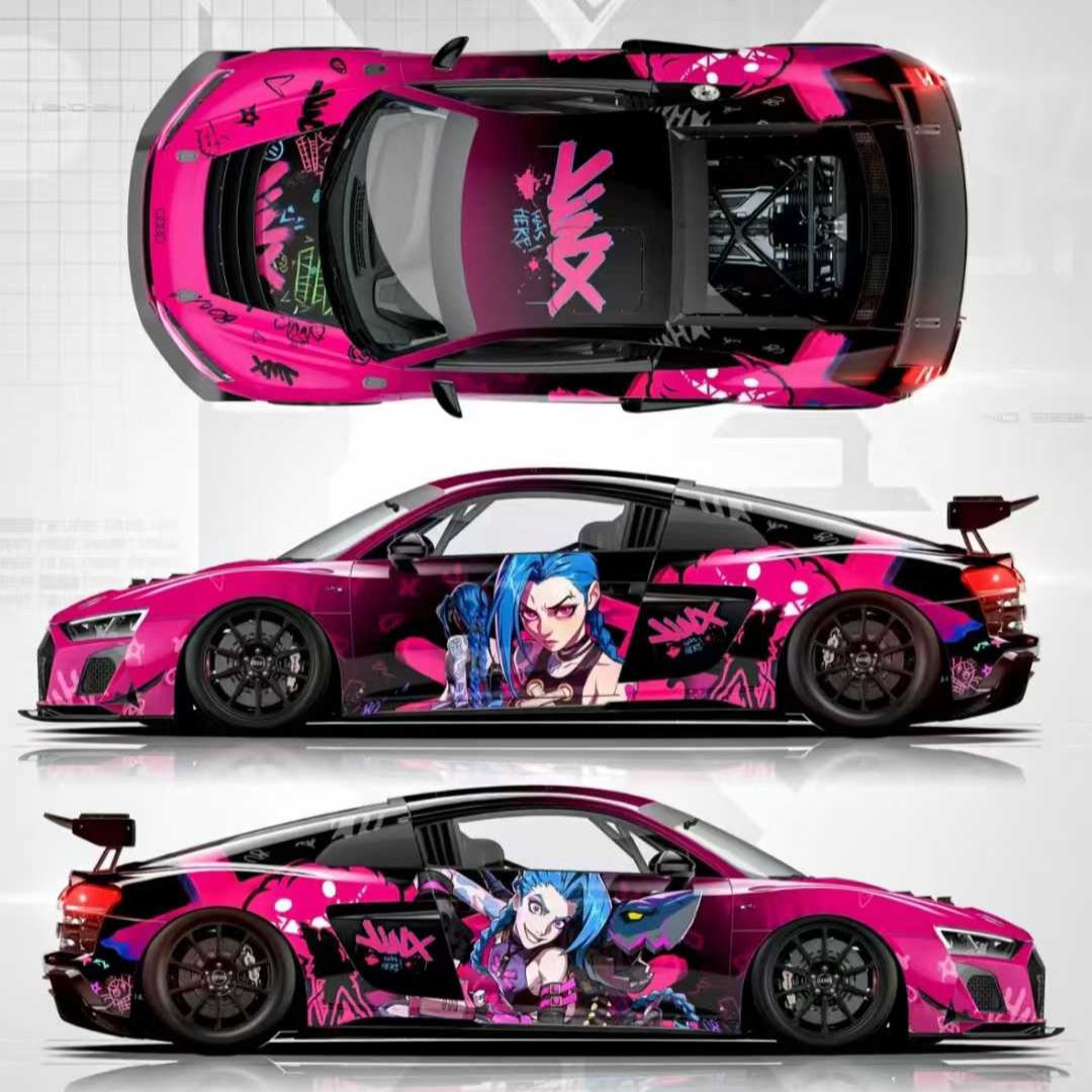 Custom design Jinx Car Wrap