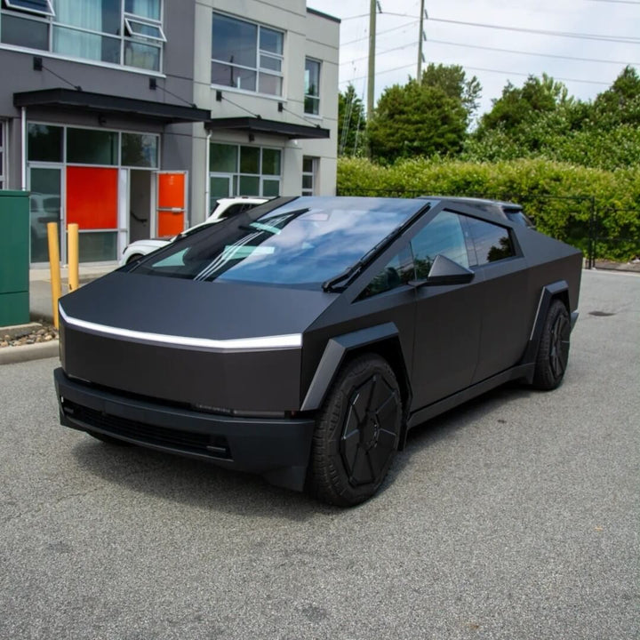 Cybertruck Satin Deep Gray Color PPF