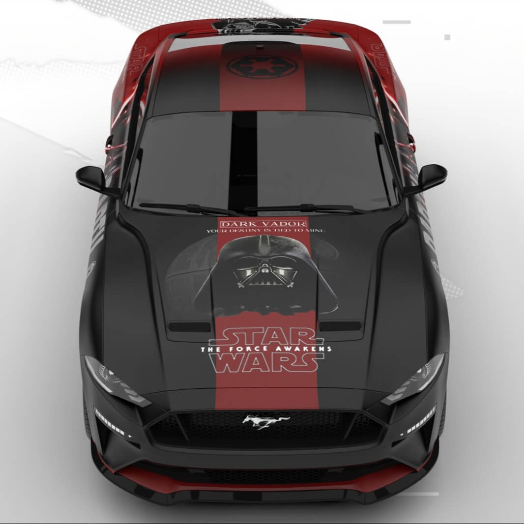Darth Vader Star Wars Vehicle Wrap