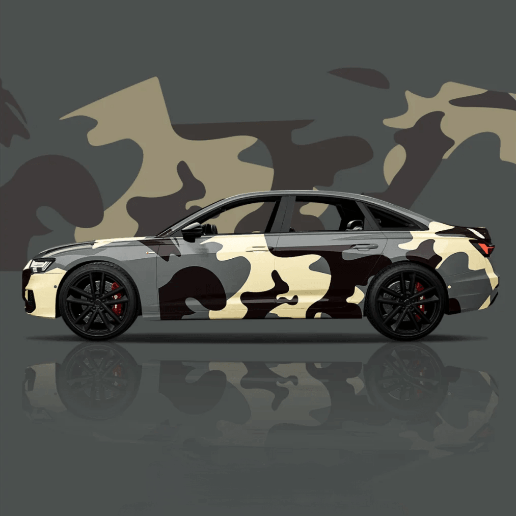 Desert Camouflage Vinyl Wrap