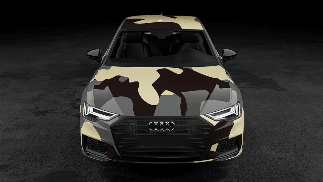 Desert Camouflage Vinyl Wrap