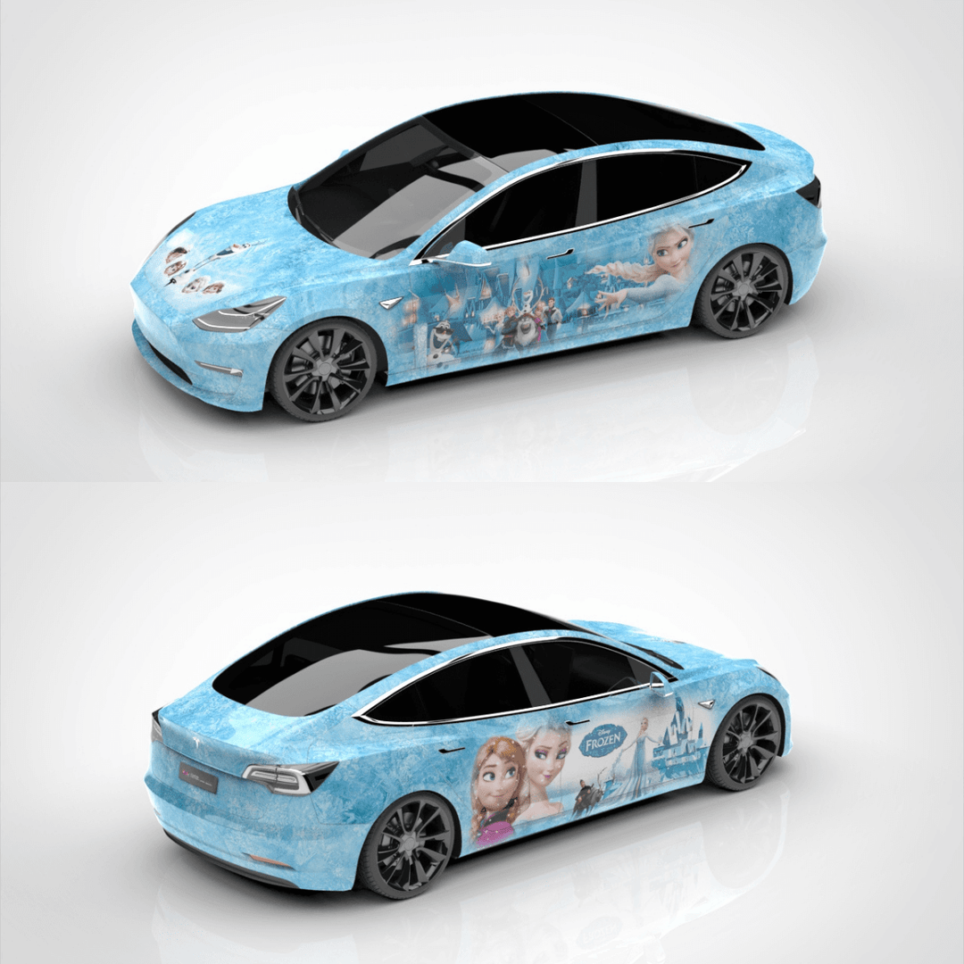 Frozen Car Wrap
