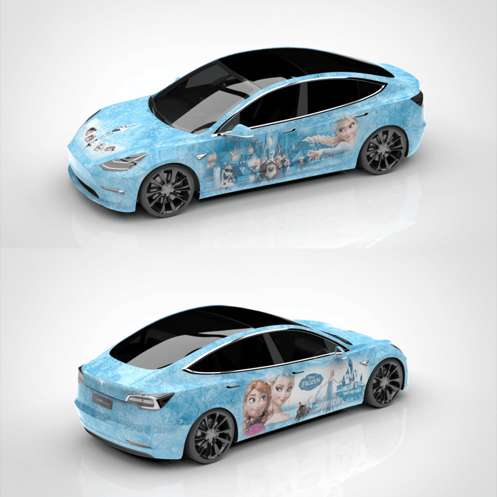 Frozen Car Wrap