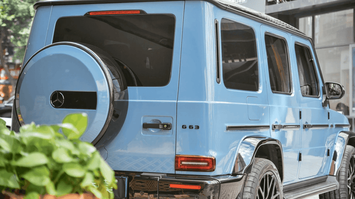 G63 Gloss Crystal Grayish Blue Vinyl Film Car Wrapping