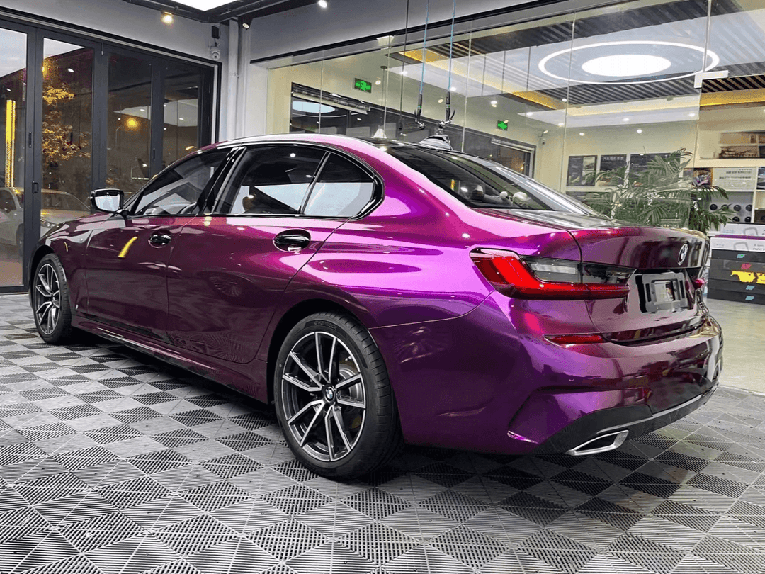 Gloss Metallic Purple Vinyl Wrap