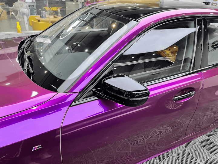 Gloss Metallic Purple Vinyl Wrap