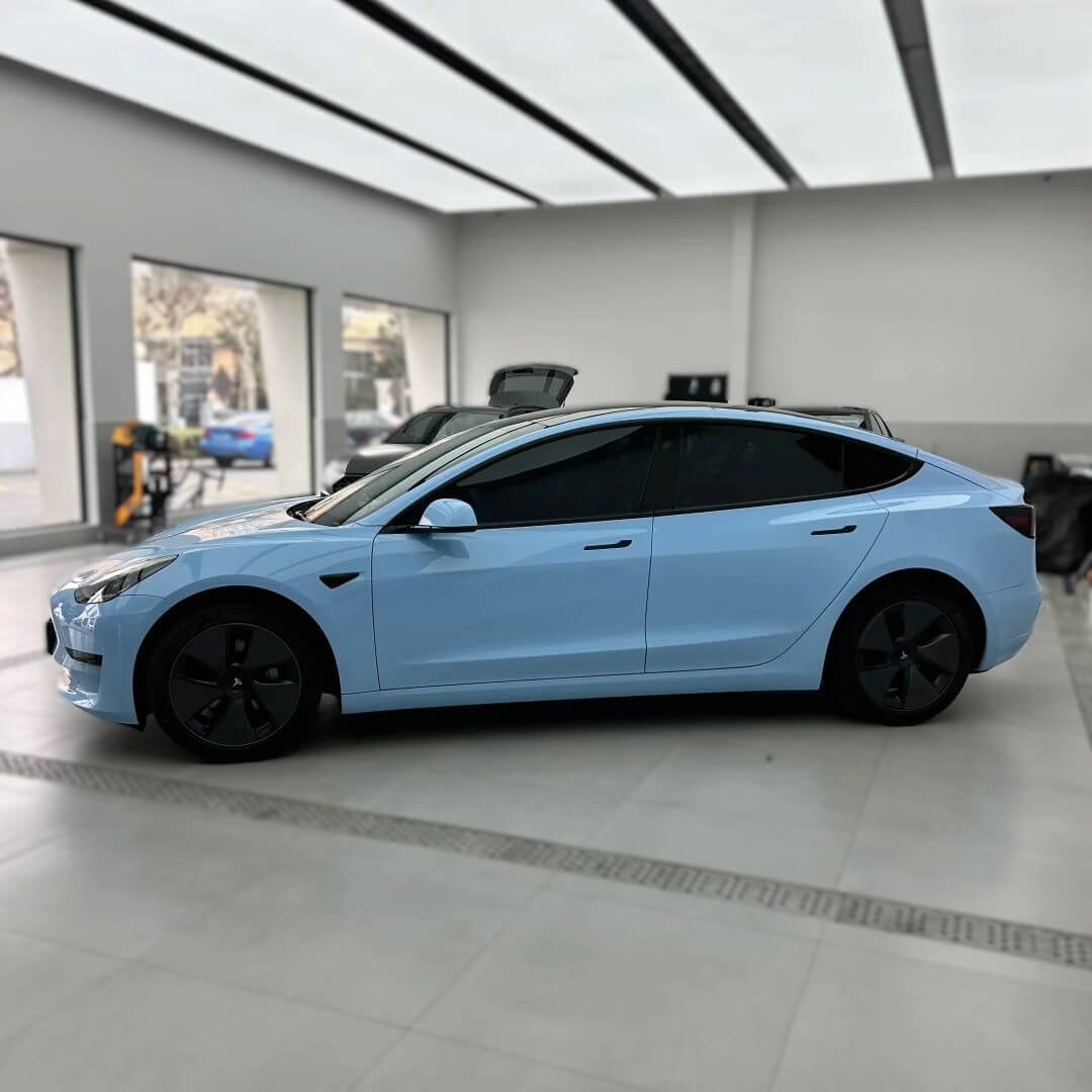 Gloss Baby Blue PPF Wrap