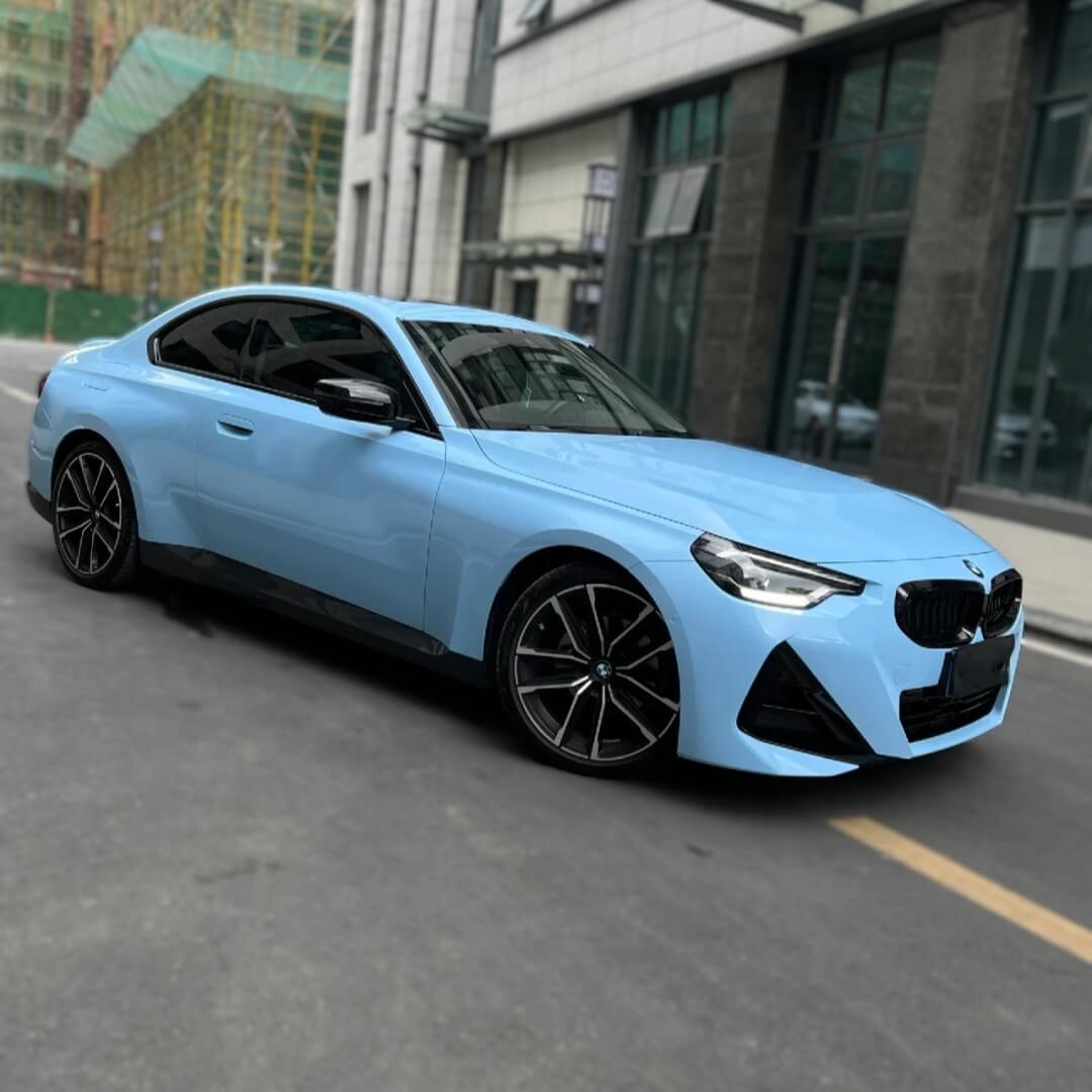 Gloss Baby Blue Wrap Color PPF