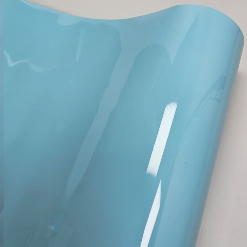 Gloss Crystal Baby Blue Car Wrap