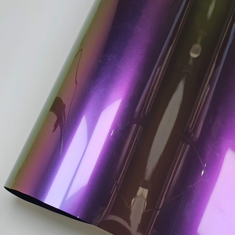 Gloss Green Purple Chameleon Vinyl Wrap