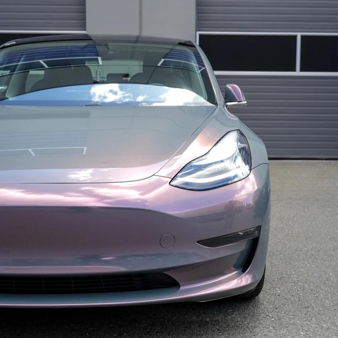 Gloss Iridescent Metallic Gray Color PPF Wrap