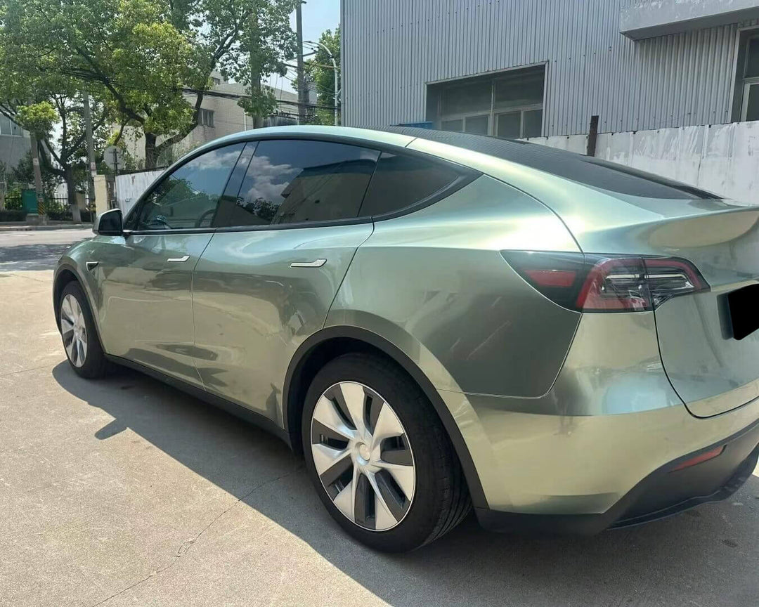 Gloss Metallic Aventurine Green Car Wrap