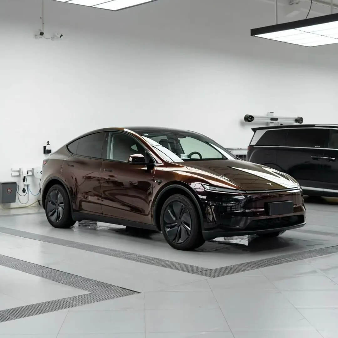 Gloss Metallic Black Cherry Car Wrap