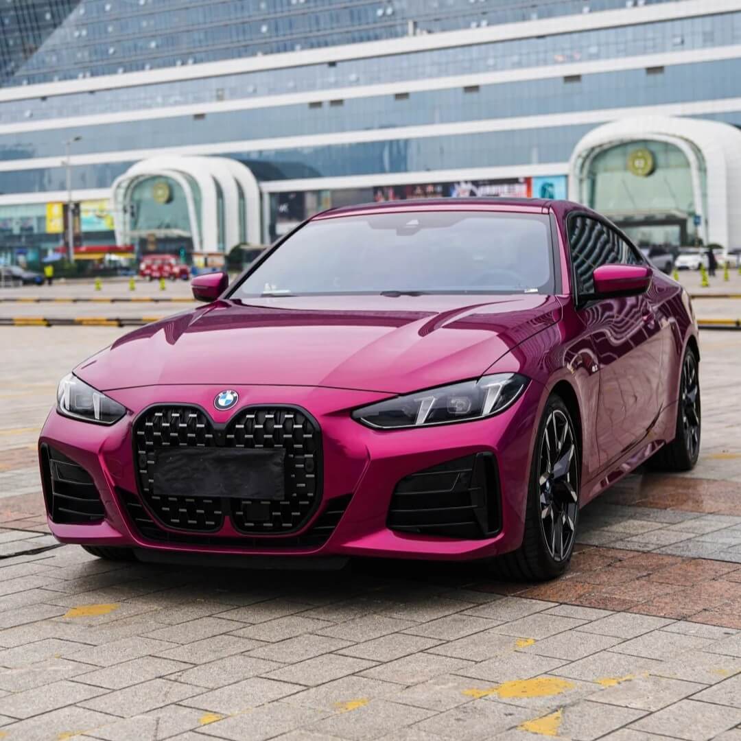 Gloss Metallic Burgundy PPF Wrap