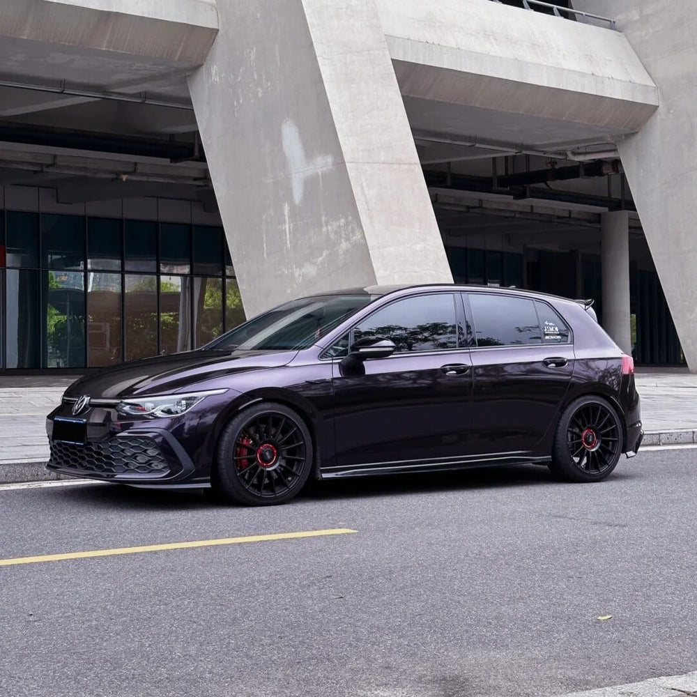 Gloss Metallic Dark Amethyst Car Wrap
