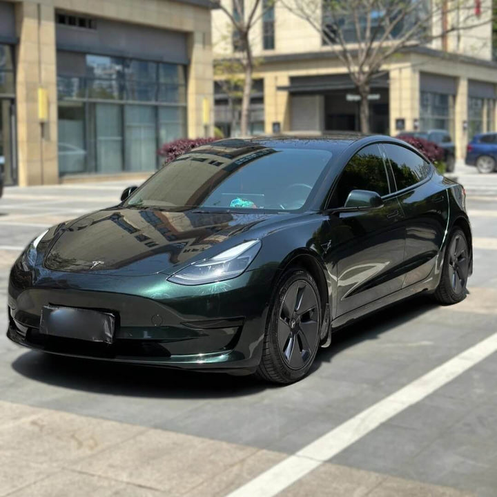 Gloss Metallic Emerald Tesla Color PPF