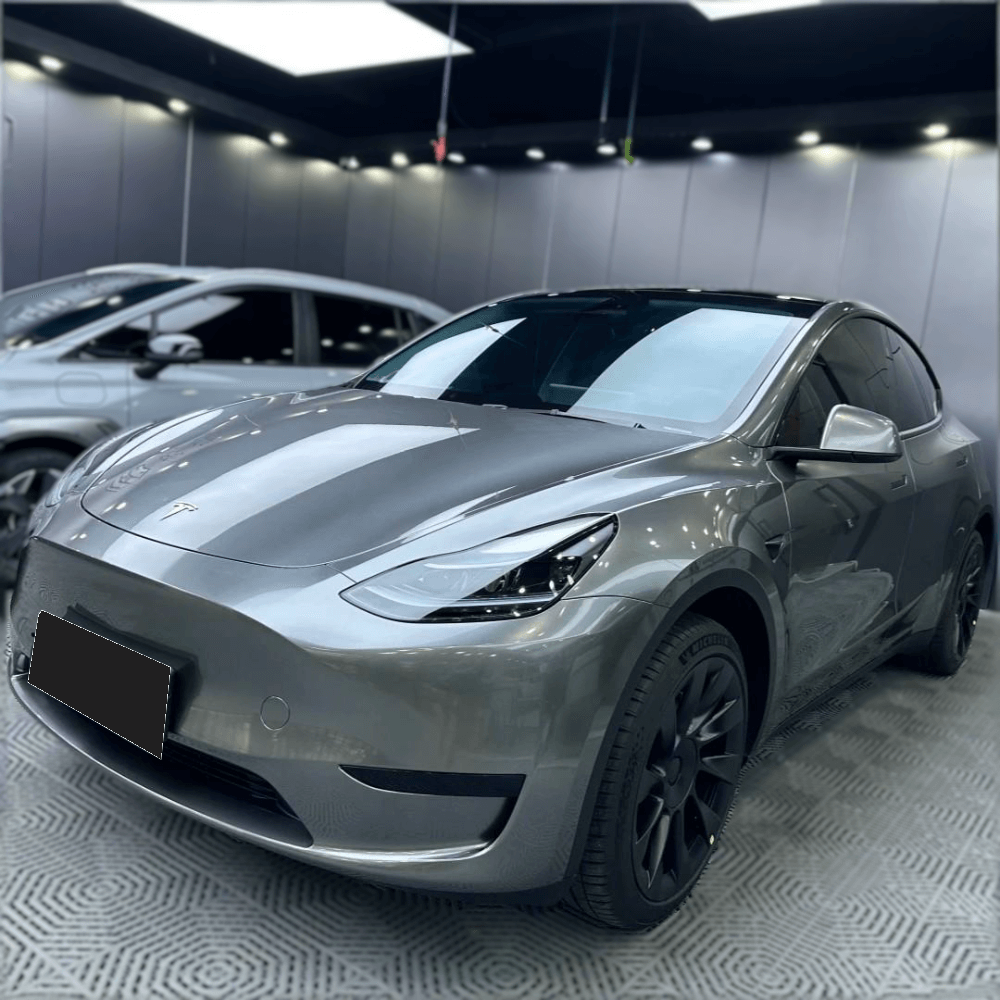 Gloss Metallic Gray Wrap PPF