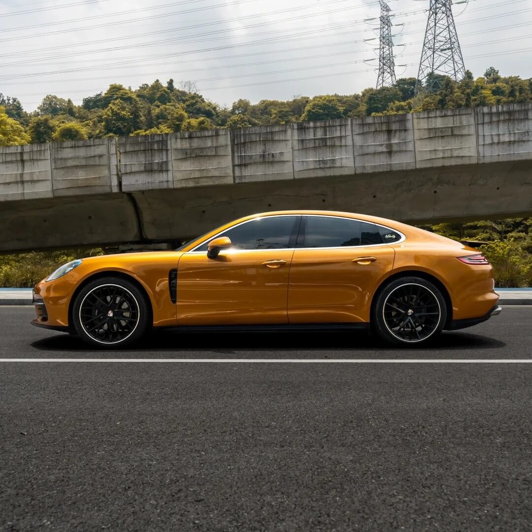 Gloss Metallic Madeira Gold Car Wrap