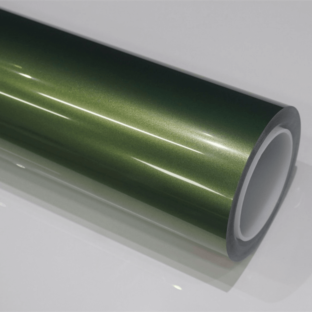 Gloss Metallic Mamba Green Color PPF
