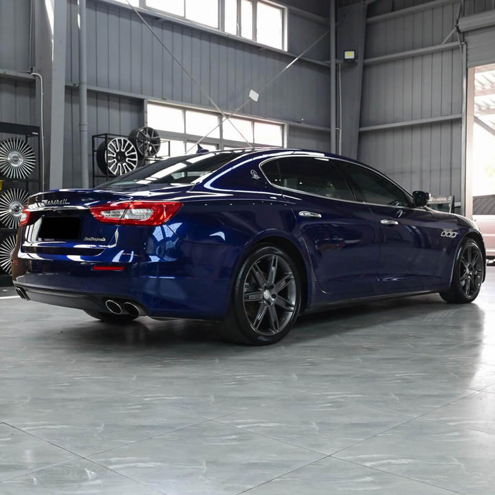 Gloss Metallic Navy Blue Vinyl Wrap PPF