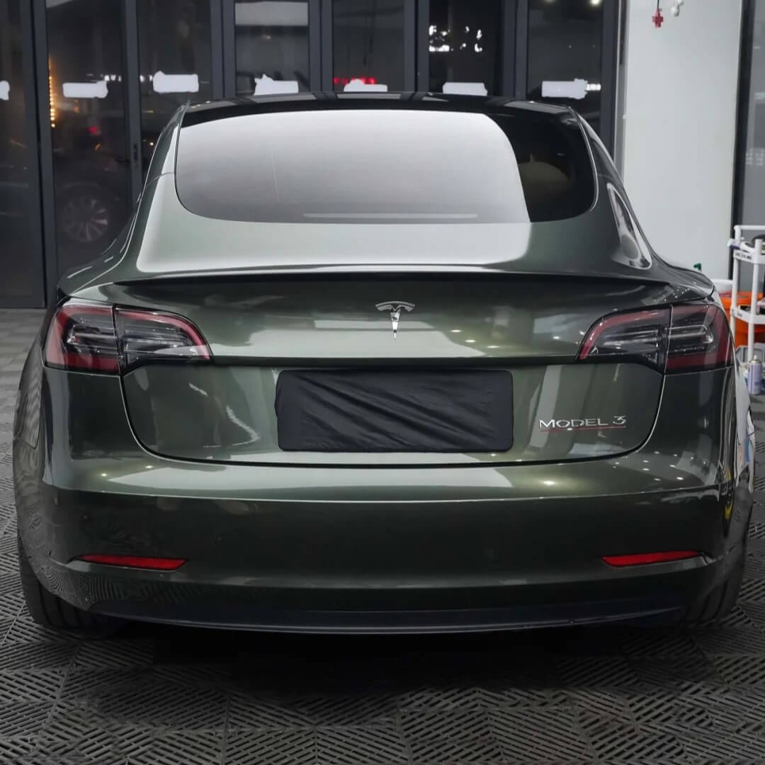 Gloss Metallic Oak Green Car Wrap